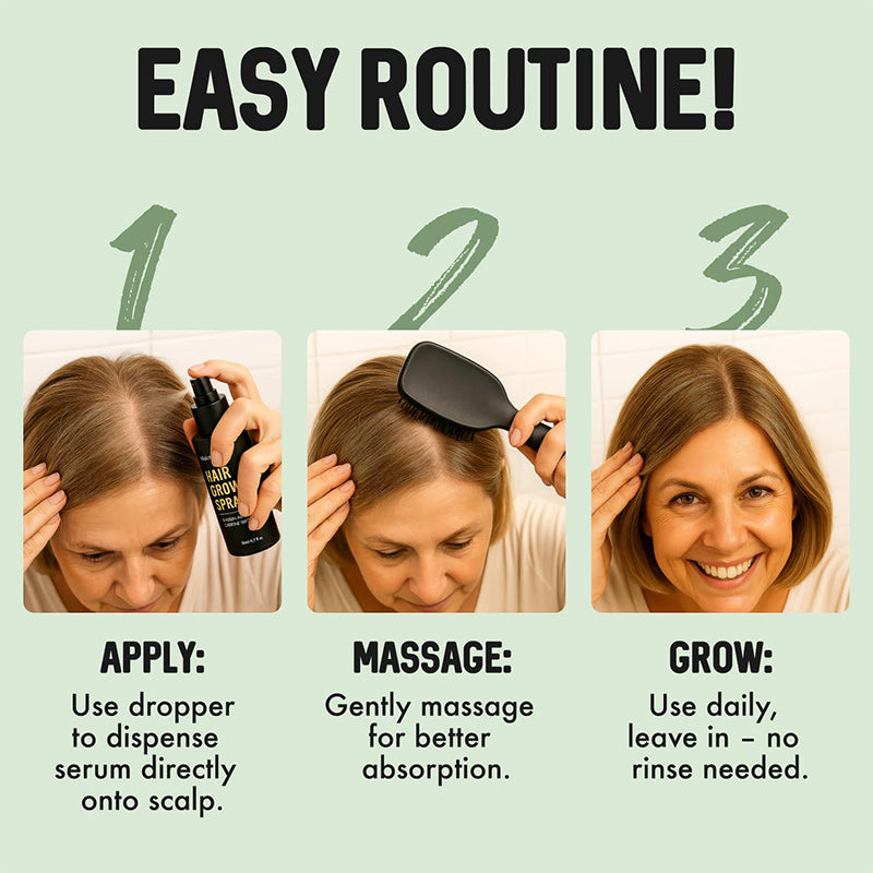 ⏳🔥 Last Day Discount!💧 Hair Growth Spray – Biotin & Caffeine