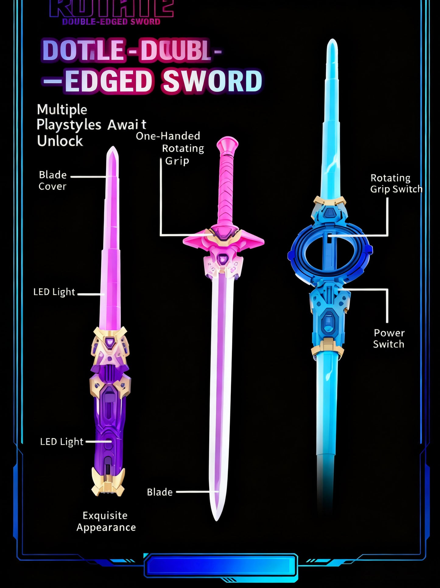 💥💥From Dream to Reality: The Glowing Battle Sword You Can Wield