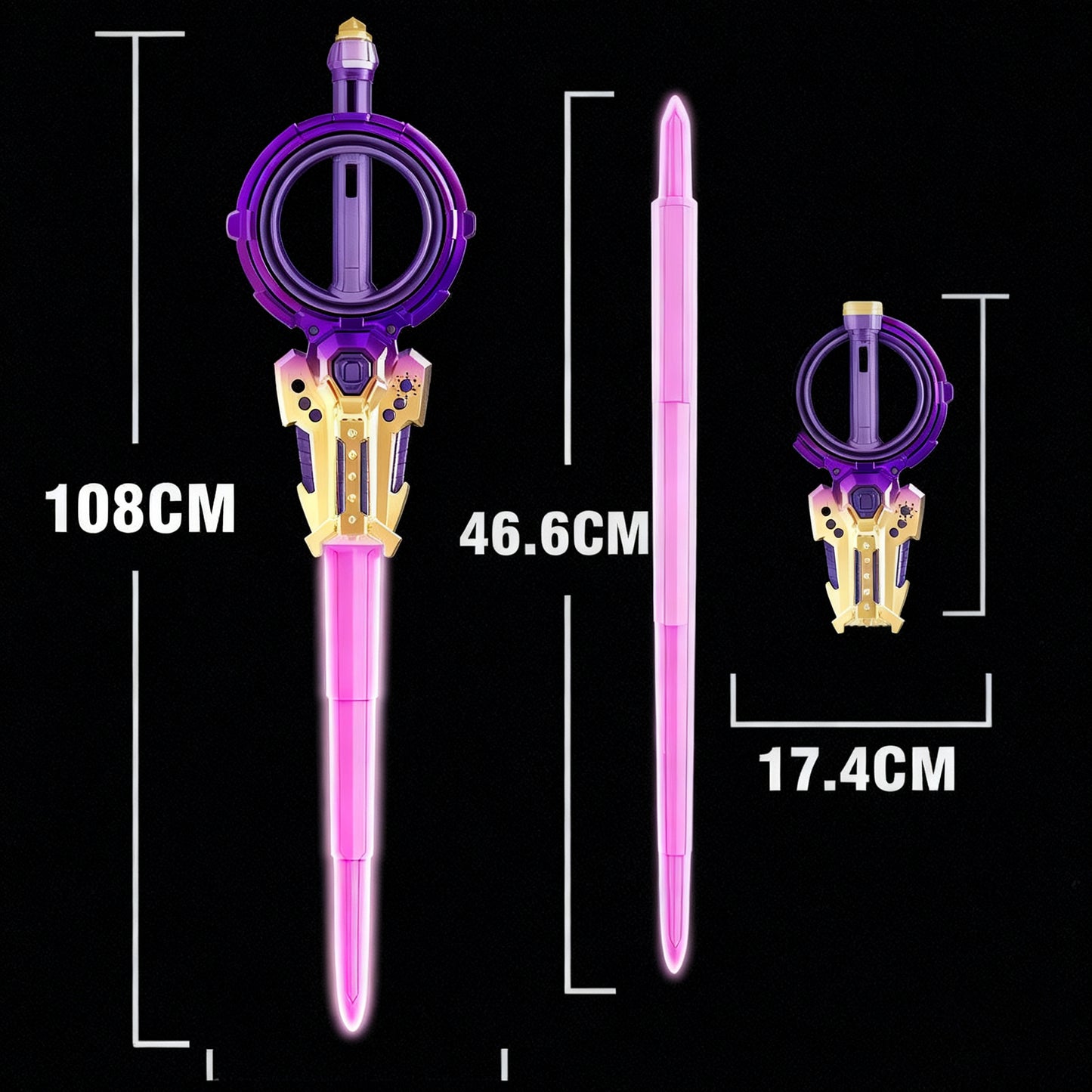 💥💥From Dream to Reality: The Glowing Battle Sword You Can Wield