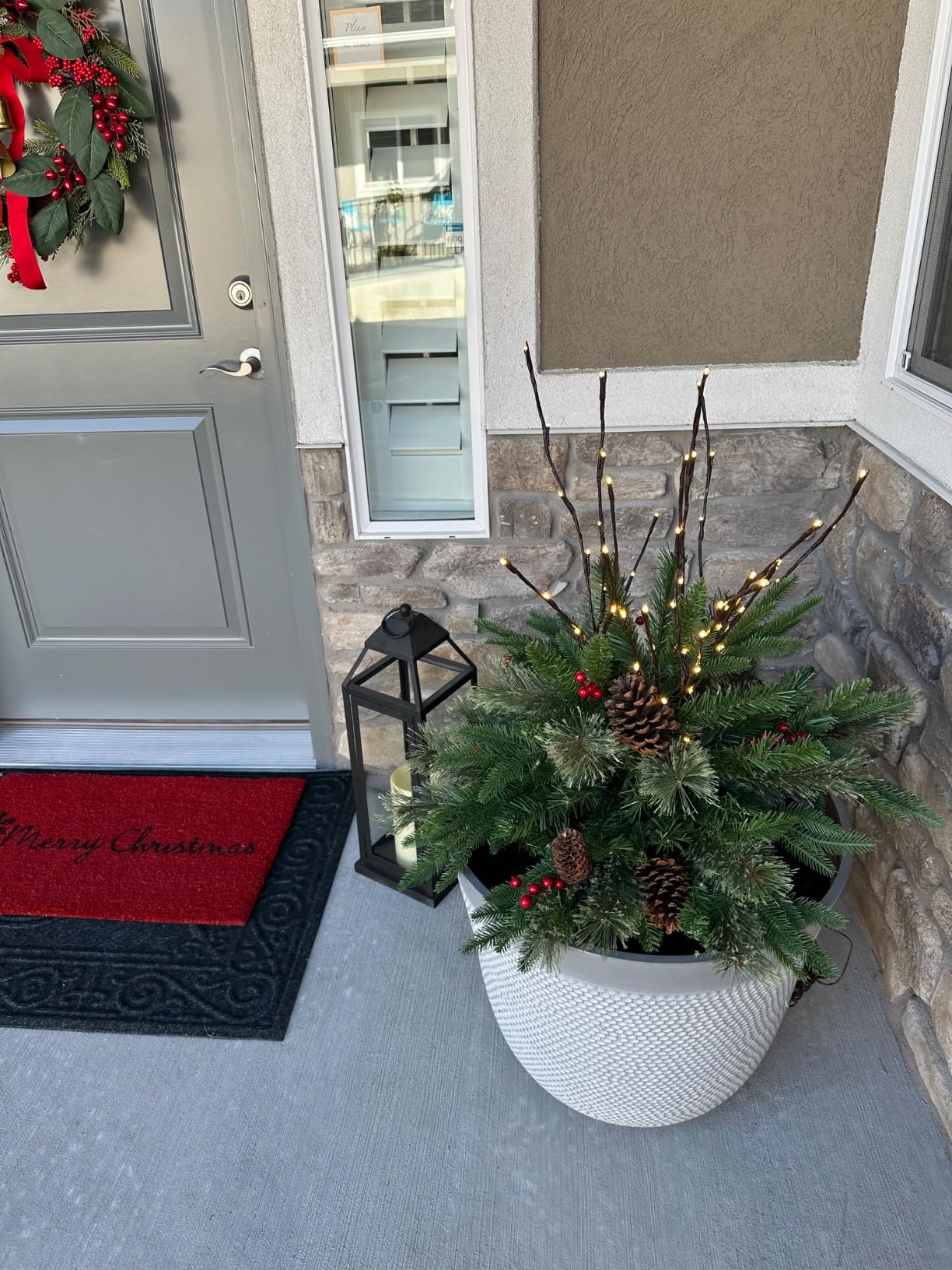 ✨50% OFF EARLY CHRISTMAS SALE🎄 Pre-lit Artificial Christmas Tree Urn Filler