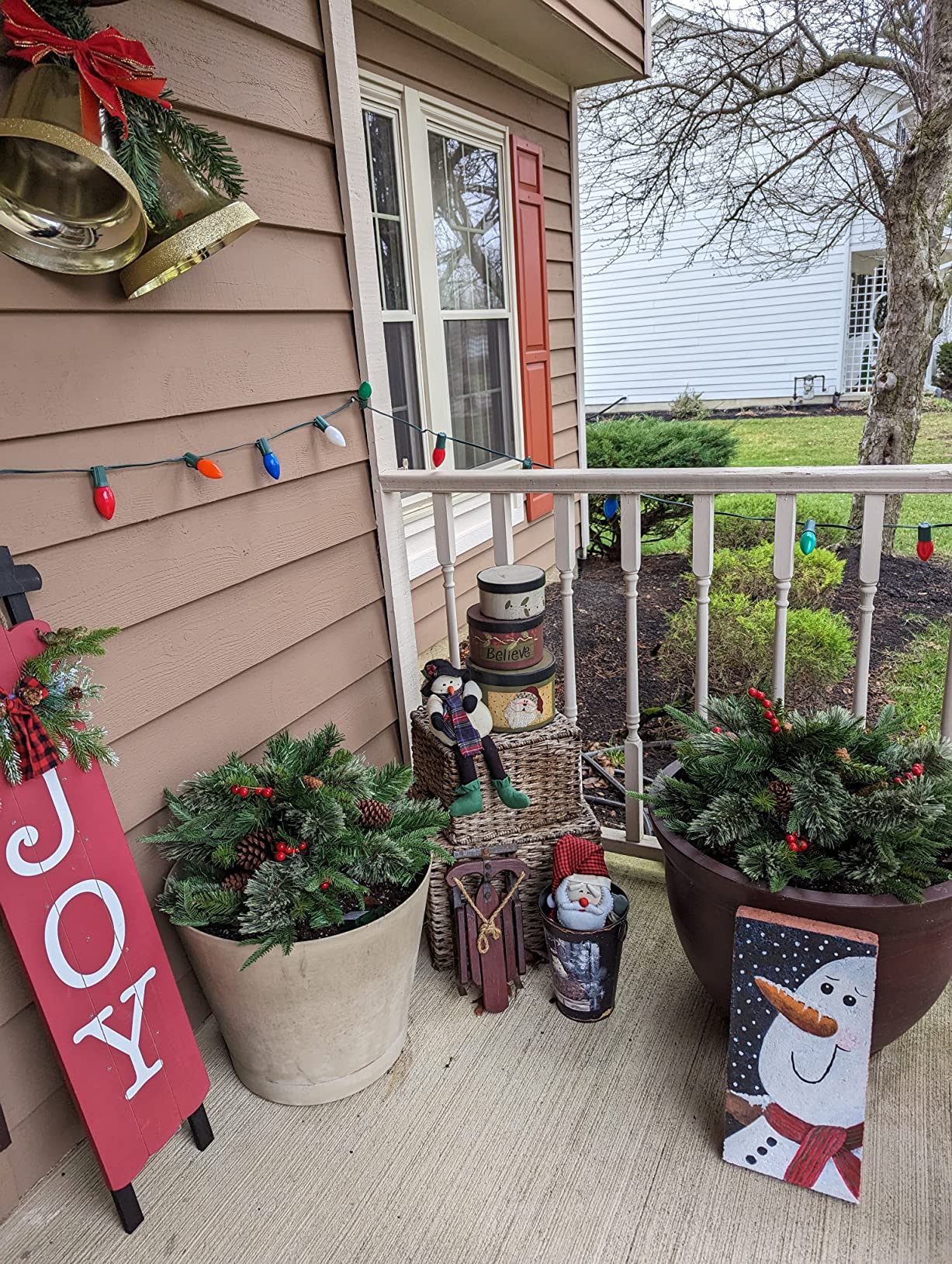 ✨50% OFF EARLY CHRISTMAS SALE🎄 Pre-lit Artificial Christmas Tree Urn Filler