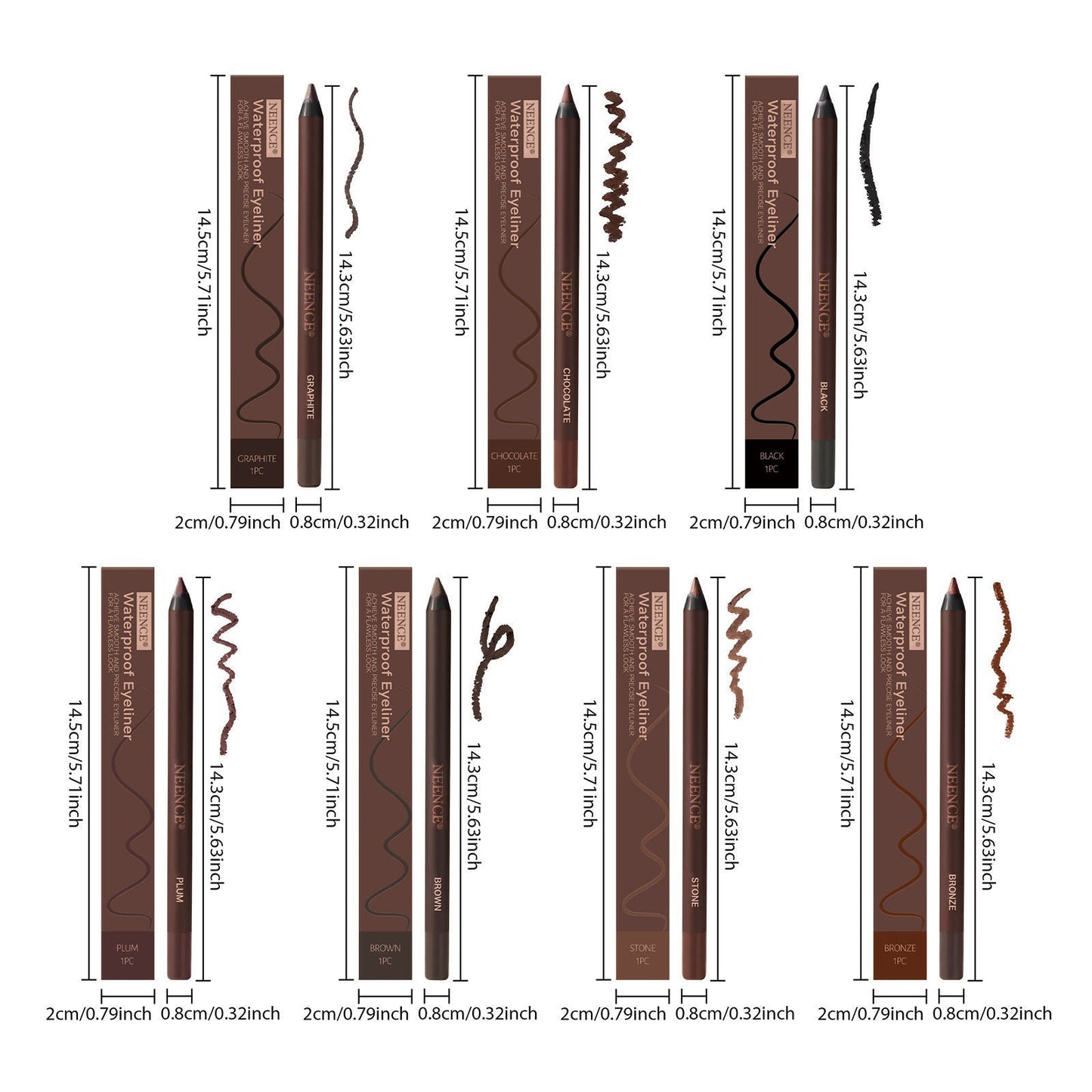 LAST DAY: BUY 1 GET 1 FREE✨24HR Waterproof Eyeliner Duo Sharpenable Eye Pencil💜