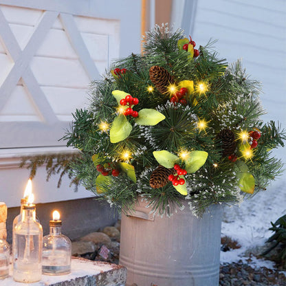 ✨50% OFF EARLY CHRISTMAS SALE🎄 Pre-lit Artificial Christmas Tree Urn Filler