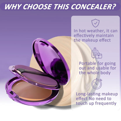 3-in-1 Concealer Hydrates, covers, color-corrects. 12H waterproof & smudge-proof. 🎁