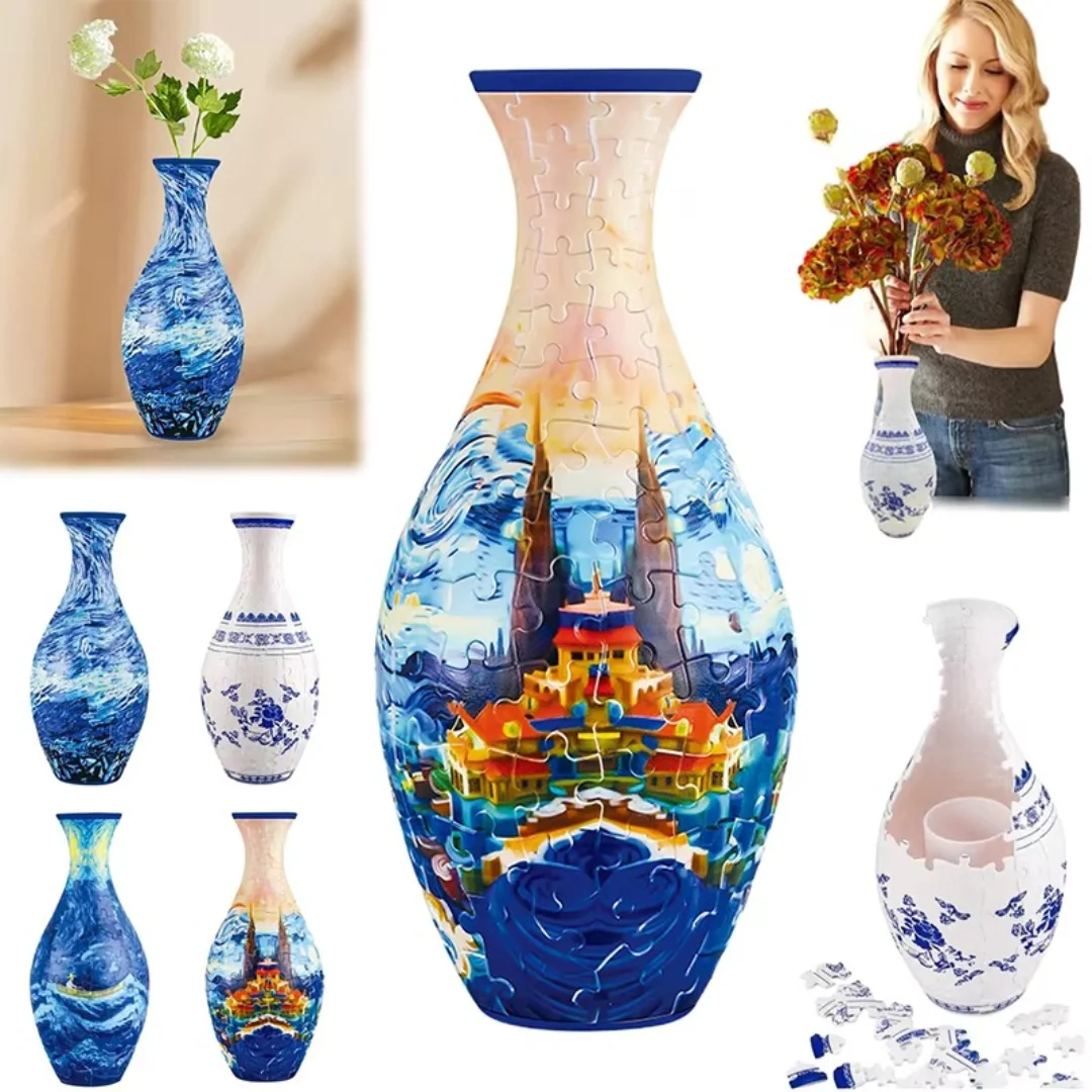 Buy 2 Save 60%🔥🎁Elegant 3D Puzzle Vase